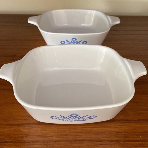 VTG Pair of CorningWare Petite Pans in Cornflower Blue - Picture 2 of 9